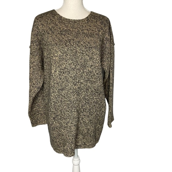 Eddie Bauer Vintage Wool Sweater Tan‎ Small Oversized - Picture 1 of 4